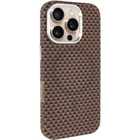 Чохол TPU+PC KVZV Triangular Pattern з Magnetic Fit для Apple iPhone 16 Pro Max (6.9') Khaki