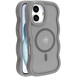 Чохол TPU+PC Undine with MagSafe для Apple iPhone 16  Grey  (ITS-L-00000078143_2)