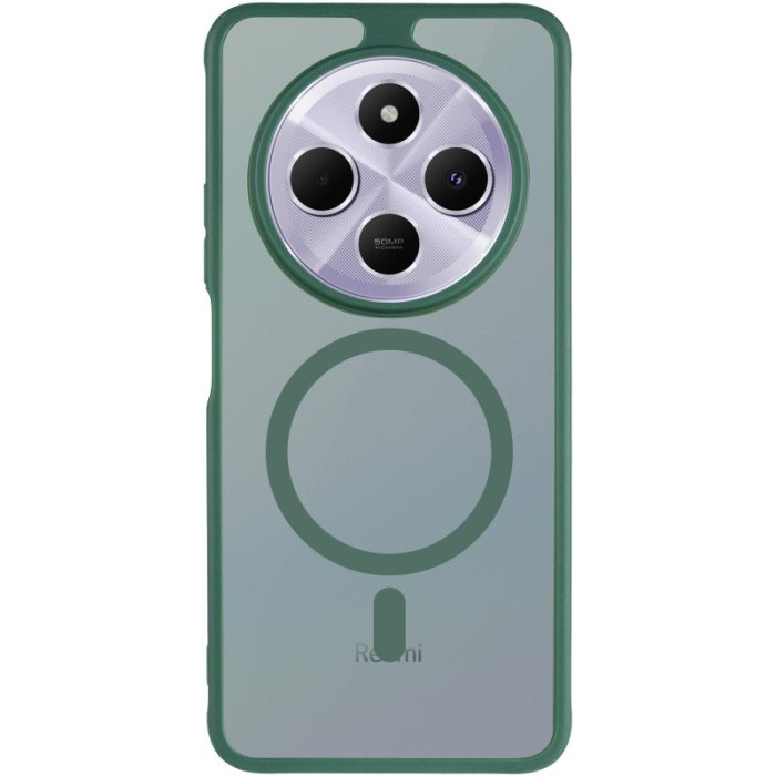 Чохол TPU Bloom with MagSafe для Xiaomi Redmi 14C/A4/Poco C75/Poco M7 5G Green