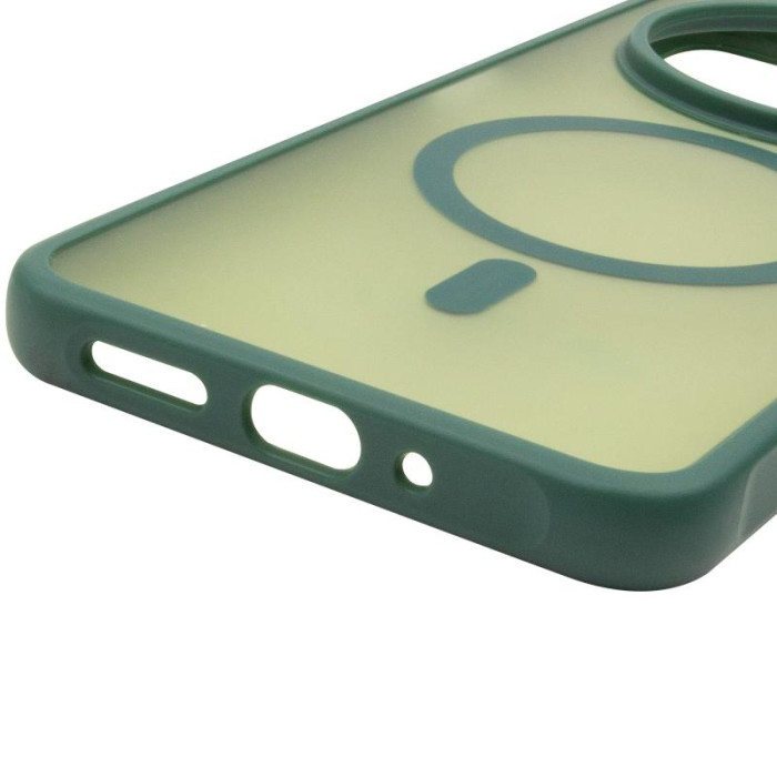 Чохол TPU Bloom with MagSafe для Xiaomi Redmi 14C/A4/Poco C75/Poco M7 5G Green