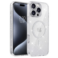 Чохол TPU Eclipse Sparkle Magnetic Fit для Apple iPhone 16 Pro Max (6.9') Clear