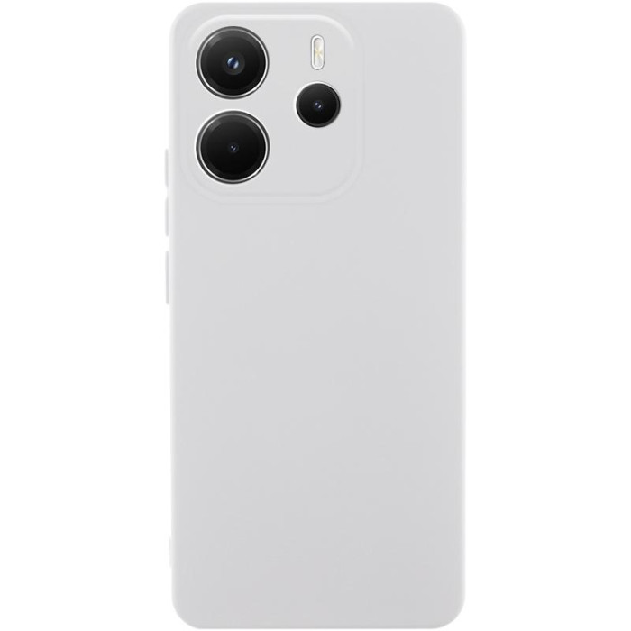 Чохол TPU GETMAN Liquid Silk Full Camera для Xiaomi Redmi Note 14 4G (Europe version) Білий/White