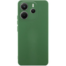 Чохол TPU GETMAN Liquid Silk Full Camera для Xiaomi Redmi Note 14 4G (Europe version) Зелений/Dark green  (ITS-L-00000077928_3)