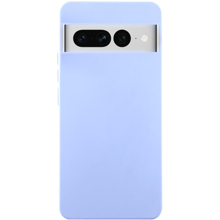 Чохол TPU GETMAN Liquid Silk для Google Pixel 7 Pro Бузковий/Light purple
