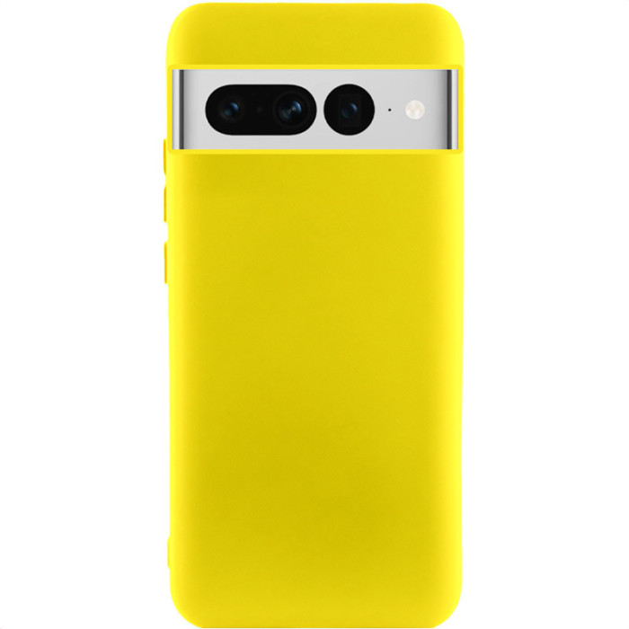 Чохол TPU GETMAN Liquid Silk для Google Pixel 7 Pro Жовтий/Flash
