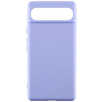 Чохол TPU GETMAN Liquid Silk для Google Pixel 7a Бузковий/Light purple