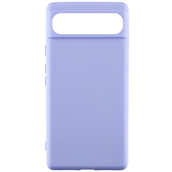 Чохол TPU GETMAN Liquid Silk для Google Pixel 7a Бузковий/Light purple