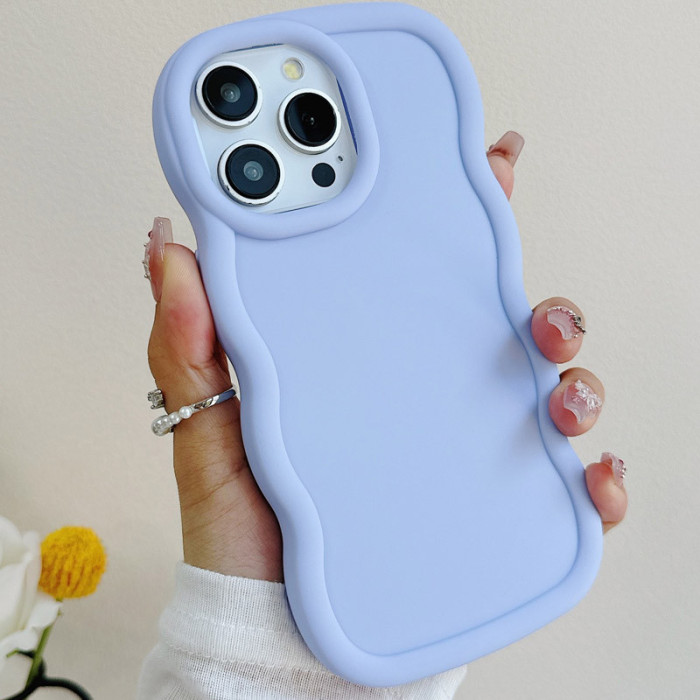 Чохол TPU Ripple для Apple iPhone 15 Pro  Lilac Blue