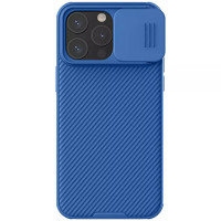 Карбонова накладка Nillkin CamShield Pro для Apple iPhone 15 Pro Max Blue  (ITS-L-00000066037_2)