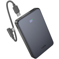 Портативний ЗП Power Bank Hoco J170 Starlight 22.5W+PD20W with cable 10000 mAh Metal gray  (ITS-L-00000084293_1)