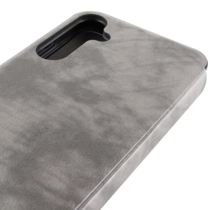 Шкіряний чохол-книжка Belora для Samsung Galaxy A05s Gray