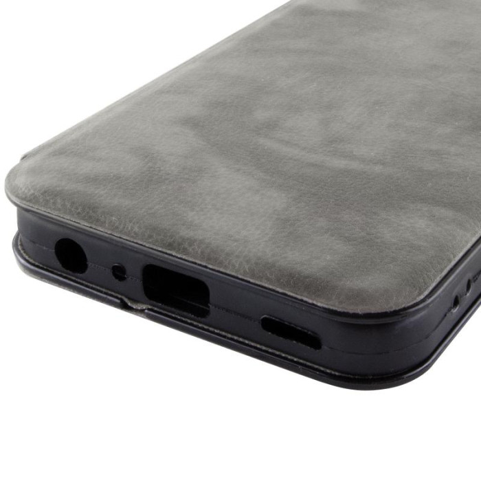 Шкіряний чохол-книжка Belora для Samsung Galaxy A05s Gray