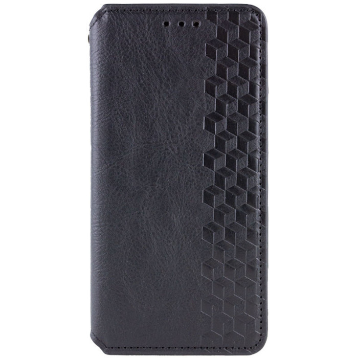 Шкіряний чохол-книжка GETMAN Cubic (PU) для Xiaomi Redmi Note 14 Pro 4G Чорний
