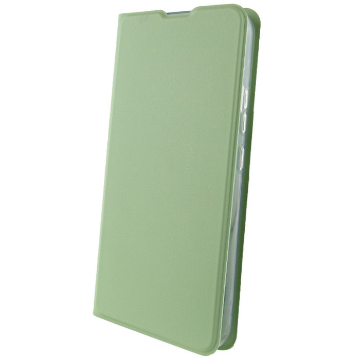 Шкіряний чохол-книжка GETMAN Elegant (PU) для Xiaomi Redmi 13 4G/Poco M6 4G М'ятний