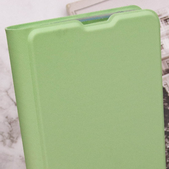 Шкіряний чохол-книжка GETMAN Elegant (PU) для Xiaomi Redmi 13 4G/Poco M6 4G М'ятний