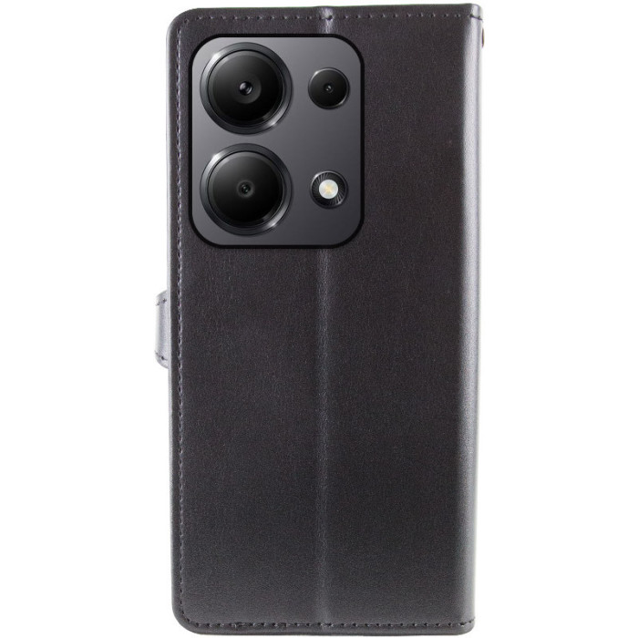 Шкіряний чохол-книжка GETMAN Gallant (PU) для Xiaomi Poco X6/Note 13 Pro 5G Чорний