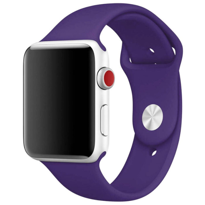 Силіконовий ремінець для Apple Watch 42(ser.1-3)/44/45/46/49mm Фіолетовий/Amethyst