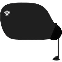 Сонцезахисний козирок для автомобіля (на присосці) (0.58x0.36m) Black  (ITS-L-00000078513_1)