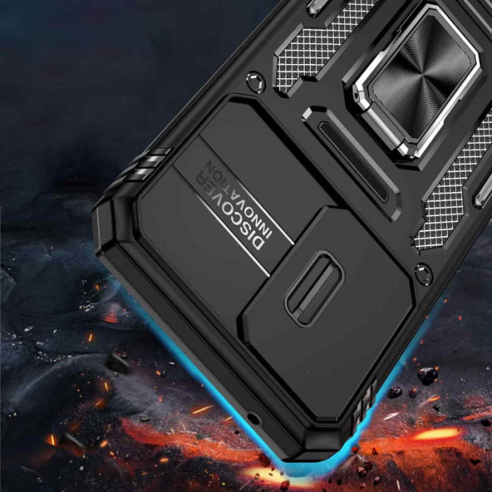 Ударостійкий чохол Camshield Army Ring для Samsung Galaxy A35/A55 Чорний/Black