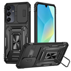 Ударостійкий чохол Camshield Army Ring для Samsung Galaxy A36 5G/A56 5G Чорний/Black  (ITS-00000076333_6)