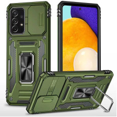 Ударостійкий чохол Camshield Army Ring для Samsung Galaxy A73 5G Оливковий/Army Green  (ITS-L-00000055274_4)
