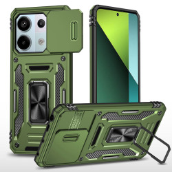 Ударостійкий чохол Camshield Army Ring для Xiaomi Poco X6/Note 13 Pro 5G Оливковий/Army Green  (ITS-L-00000072805_4)