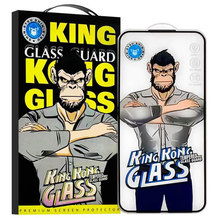 Захисне 2.5D скло King Kong HD для Apple iPhone 17 Pro Max (6.9') Чорний