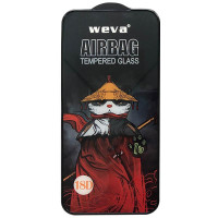Захисне 2.5D скло Weva AirBag (тех.пак) для Apple iPhone 17 Pro Max (6.9') Чорний  (ITS-L-00000081709_1)