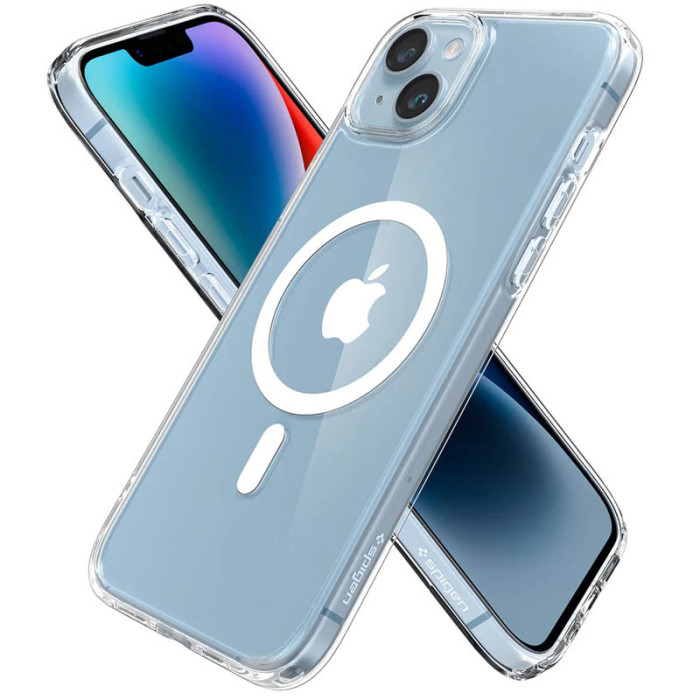 Чохол SGP Ultra Hybrid (MagFit) для Apple iPhone 15 Plus Прозорий