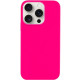 Чохол Silicone Case Full Protective (AA) NO LOGO для Apple iPhone 14 Pro  Рожевий/Barbie pink