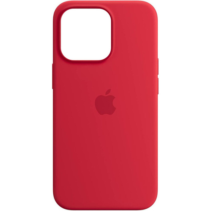 Чохол Silicone case (AAA) with Magsafe and Animation для Apple iPhone 14 Pro Max Червоний/Red