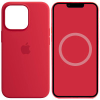 Чохол Silicone case (AAA) with Magsafe and Animation для Apple iPhone 14 Pro Max Червоний/Red  (ITS-L-00000072057_5)