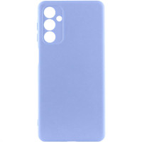 Чохол TPU GETMAN Liquid Silk Full Camera для Samsung Galaxy M34 5G Бузковий/Light purple  (ITS-L-00000077923_17)
