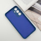 Чохол TPU GETMAN Liquid Silk Full Camera для Samsung Galaxy S24 FE Синій/Navy Blue