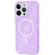Чохол TPU Galaxy Sparkle Magnetic Fit для Apple iPhone 13 Pro  Purple+Glitter