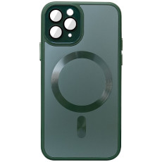 Чохол TPU+Glass Sapphire Midnight з Magnetic Fit для Apple iPhone 14 Pro  Зелений/Forest green