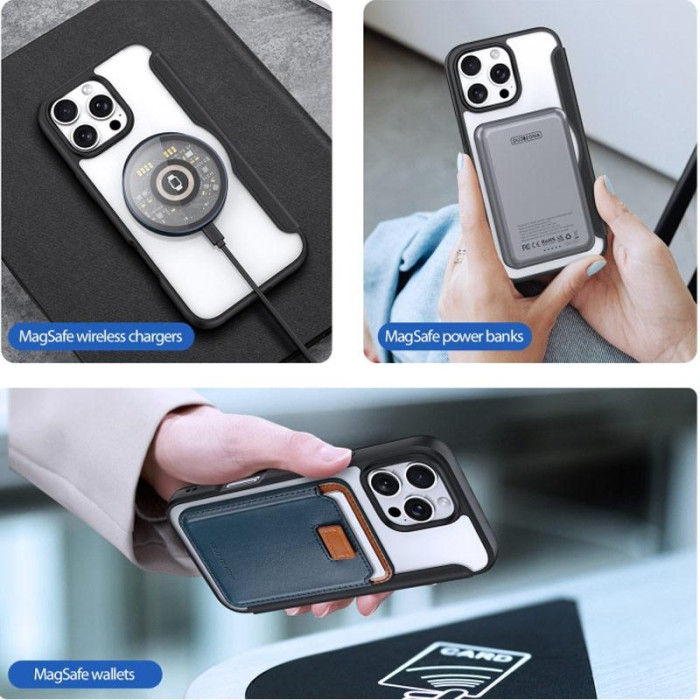 Чехол-книжка Dux Ducis Skin X Pro with MagSafe для Apple iPhone 16 Pro (6.3')