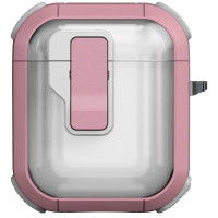 Футляр протиударний Locking Button для навушників Airpods 1/2 Pink  (ITS-L-00000079155_7)