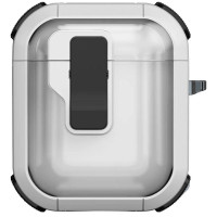 Футляр протиударний Locking Button для навушників Airpods 1/2 White  (ITS-L-00000079155_6)
