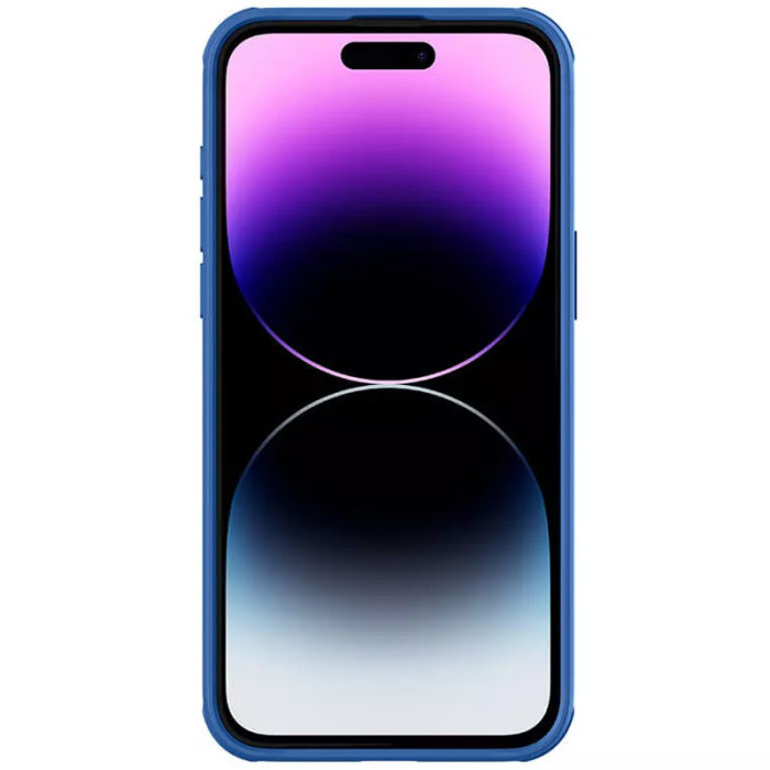 Карбонова накладка Nillkin CamShield Pro Magnetic для Apple iPhone 15 Pro Max Blue