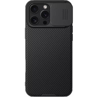Карбонова накладка Nillkin CamShield Pro Magnetic для Apple iPhone 16 Pro (6.3') Black  (ITS-L-00000073661_1)