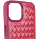 Шкіряний чохол Polo Santa Barbara для Apple iPhone 15  Red  (ITS-L-00000065732_3)