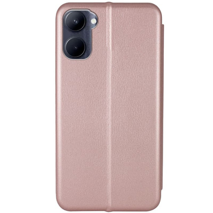 Шкіряний чохол-книжка Classy для Realme C33 Rose Gold  (ITS-L-00000063960_1)