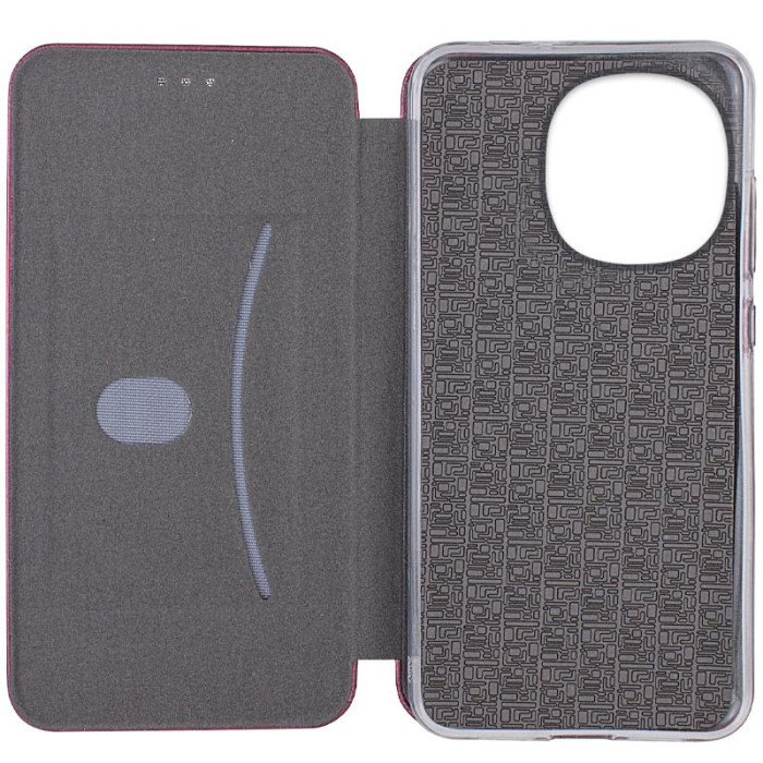 Шкіряний чохол-книжка Classy для TECNO Spark Go 1 (KL4)/Spark Go 2025 Бордовий
