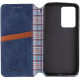 Шкіряний чохол-книжка GETMAN Cubic (PU) для Samsung Galaxy S24+ Синій  (ITS-L-00000068157_5)