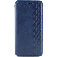 Шкіряний чохол-книжка GETMAN Cubic (PU) для Xiaomi Redmi 13C/Poco C65 Синій
