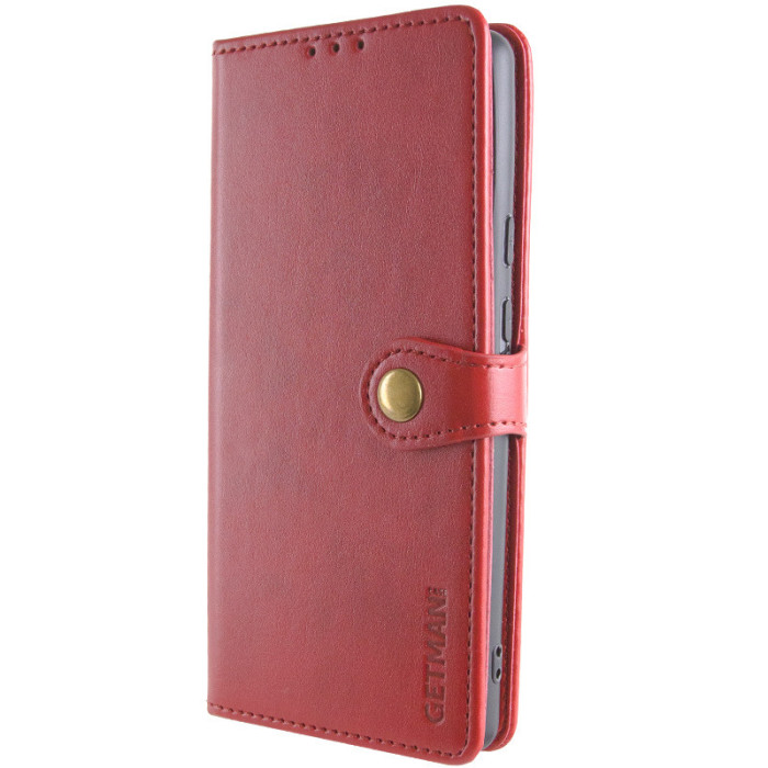 Шкіряний чохол-книжка GETMAN Gallant (PU) для TECNO Camon 30 (CL6) Червоний