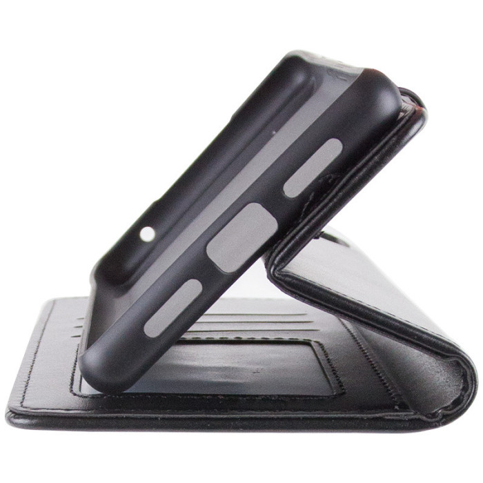 Шкіряний чохол-книжка GETMAN Gallant (PU) для TECNO Camon 30 (CL6) Чорний
