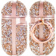 TPU чохол Bling World Rock Diamond для навушників AirPods 1/2 Рожевий  (ITS-L-00000057525_3)
