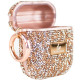 TPU чохол Bling World Rock Diamond для навушників AirPods 1/2 Рожевий  (ITS-L-00000057525_3)